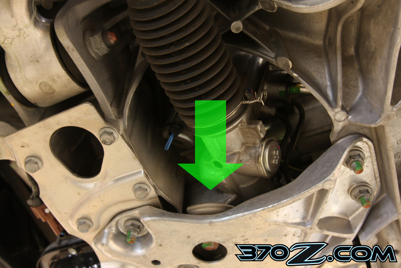 370z drivers side steering rack bushing